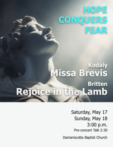 Hope Conquers Fear: Britten, Kodály, and Hogan